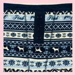 PINK - Victoria's Secret PINK VICTORIA’S SECRET Cotton Dorm Boyshort Blue Fairisle Print Preppy LARGE Photo 8