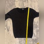 EXPRESS  Black Textured Crew Neck Sweater Photo 4