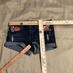 Iris  Jeans Cut Off Shorts Modern Vintage Black Stone Washed Size Small Photo 4