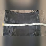 Fossil Vintage Y2K era  black leather shoulder bag with white stitching. Photo 3