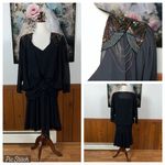 Casadei Beautiful Vintage 1980s Casedei Cocktail Dress! Photo 1