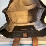 True Religion  Brown and White Large Canvas Tote Photo 4