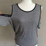 Forever 21 Striped Black and White Women's Top Size 2X Photo 0