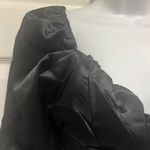 Pretty Little Thing Black Satin Lace Up Front Cropped Blouse Photo 7