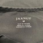 Jaanuu  Size Medium Black Short Sleeve Scrub Top Uniform Nurse Doctor Healthcare Photo 6