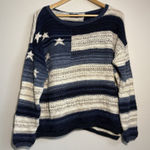 Ralph Lauren Polo  Flag‎ Sweater Knit American Womens XL Blue USA Patriotic Photo 0