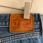 Levi's ✨ 501 Original High Rise Distressed Hem Cut Off Sz 32 Shorts✨ Photo 5