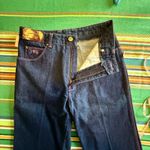 VTG 1970s Sergio Valente Pink Topstich Straight Leg Blue Jeans 27" NWT deadstock Photo 6