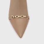 Elegant Tan Lace Up Boots Size 9 Photo 2