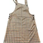 SO  Women's Plaid Overall Dress XS Cotton & Polyester Blend Adjustable Straps & P Photo 0