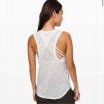 Lululemon  Timeless Classic Tank White Athletic Sheer Sleeveless Shirt Racerback Photo 1