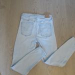 American Eagle  Outfitters next level stretch hi-rise jegging denim jeans in light wash blue size 4 short. Photo 7