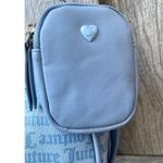 Juicy Couture Blue Shoulder Bag with Pouch Logo Charm Y2K Aesthetic Photo 1