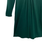 Elie Tahari  Green Wool Blend Long Sleeve Knit Dress Photo 5