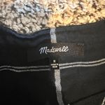 Madewell Black White Grid Button Front Long Sleeve Shirt Dress Size M Photo 1