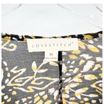 Lovestitch Lace Detail Printed Bell Sleeve Blouse M Photo 4