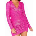 Show Me Your Mumu  Party Hop Pink Disco Sequins Mini Dress M NWT Photo 1
