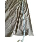 Birdy Grey  Dev V-Neck Cold Shoulder Evening Gown With Slit Crepe Taupe M READ Photo 12