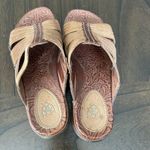 Ariat Womens COSTA Chill Shoes 6.5B Slide Sandals Tan Brown Leather Open Toe Photo 3