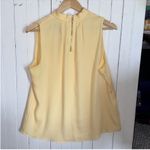 White House | Black Market Sleeveless Blouse Yellow Size 14 Photo 5