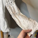 Sail To Sable  White Lace Peplum Blouse Photo 4