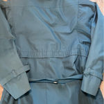 London Fog Vtg 70s Women’s 6P Blue Trench Coat USA Removable Lining Petite Belt Photo 11