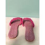 Pink Raffia Slide Sandal Size 6 bin 1 Photo 2