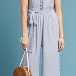 Anthropologie Maeve Striped Jumpsuit Photo 0
