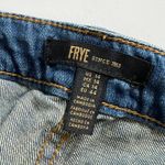 Frye Jeans Straight Leg Cropped Stretch Denim Size 14 Photo 2