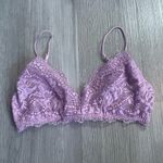Free People NWOT Maya Multiway Purple Lace Bralette size Medium Photo 3