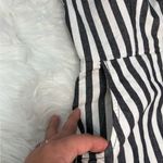 Forever 21  Black and White Striped Midi Dress Photo 1