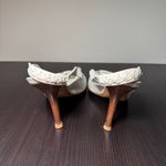 Christian Dior Dior Women's White Leather Slingback Heels Photo 8