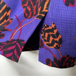 Marc by Marc Jacobs  Purple Persian 100% Silk Mini Dress Size 0 Photo 7