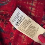 Lucky Brand  boho 3/4 sleeve pink print top NEW Size Small Photo 5