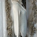 CAbi  XS Ivory Mesh Knit Hoodie Pullover Lightweight‎ Beachwear Boho Chic Photo 5