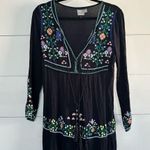 ASOS Women’s 4 Black Tiered Embroidered Maxi Dress Photo 0