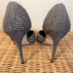 Steve Madden Proper Sequin Studded Gunmetal Silver Heel Size 7.5 Photo 5