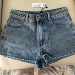 Nasty Gal demin studded shorts Photo 0