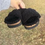 NEW! BIRKENSTOCK Papillio Daytona‎ Shearling Teddy Sandals Black 38 / 7 US Photo 9