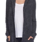 Barefoot Dreams Barefoot Dream CozyChic Lite Dark Gray Cardigan C33 Photo 0