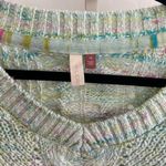 Anthropologie Pilcro Rainbow Women’s Oversized Sweater Cardigan Green Photo 2