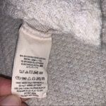 Free People  Cream Waffle Knit Long Sleeve Tunic Top size Small Photo 4