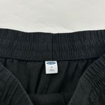 Old Navy Black Linen Blend Wide Leg Lounge Pant M Photo 3