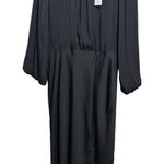 Baltic Born ‎ high line satin midi dress black size XL NEW Photo 0