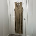 Anthropologie EUC SANCIA ‎ women’s wide-leg patterned sleeveless jumpsuit XL Photo 3