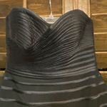 Halston Heritage Halston Herritage Strapless Sweetheart Black High Low Cocktail Dress, size 4 Photo 1