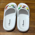 No Boundaries  White Fruit Slide Sandals, Sz 11 Photo 1