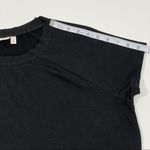 Make + Model  black cropped lounge top light sweatshirt super soft size medium Photo 6