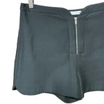 & Other Stories & Other Stories Short Exposed Zipper Front Curved High Waist Black Size US 10 Photo 1