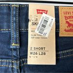 Levi's Levi’s 711 Skinny Jeans Dark Wash Size 2 Short NWT W26 L28 Photo 8